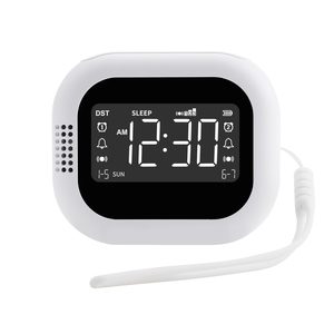 White Noise <strong>Digital</strong> Alarm <strong>Clock</strong> Vibration Feature 12/24H Time <strong>Display</strong> for Bluetooth Sync Snooze Function Week <strong>Display</strong>-2 Sets - Product Image 1