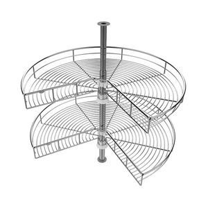 Giỏ đựng đồ bằng dây kim loại xoay 270 độ, kéo ra được, dùng cho góc tủ bếp - Product Image 6