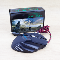 Nouvelle Souris Filaire G6 2026 Populaire avec 7 Lumières LED Respirantes, Souris de Jeu USB Filaire 7D pour Gamers à Prix Abordable avec Rétroéclairage