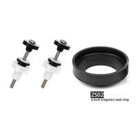 Vis de réparation de toilette de salle de bain Bague d'étanchéité Rondelles en caoutchouc Boulons de réservoir de toilette avec écrous Kit de joint de réservoir à bol