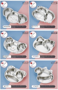 Plato Compartimentado Infantil <span class=keywords><strong>de</strong></span> Acero Inoxidable 304 - Apto para Lavavajillas y Ecológico - Product Image 4