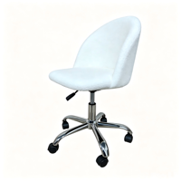 Chaise de bureau confortable pour la maison et le bureau, avec roulettes, pivotante et réglable, en tissu, pour la maison, le bureau ou le dortoir