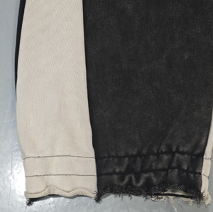 กางเกงวอร์มคาร์โก้ทรงหลวมสไตล์เรโทรสำหรับผู้ชาย ผ้าคอตตอนหนา ล้างสีแบบแอซิดวอช ขอบรุ่ย - Product Image 3