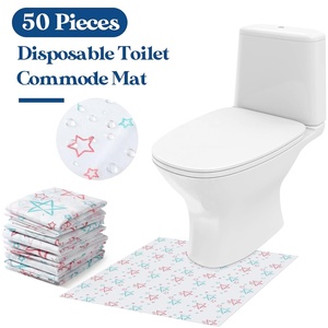 Tapis de toilette jetable en forme de U désodorisant portable voyage camping tapis de toilette pour la maison salle de bain sol vente en gros - Product Image 2