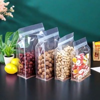Glinsterende Stoere Achtzijdige Zegel Stand-Up Zelfsluitende Zakken Stabiele Conservering Voor Noten Gedroogde Vruchten Dierenvoeding En Gelei