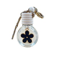 Diffuseur de parfum suspendu pour voiture, flacon vide réutilisable pour huiles essentielles, désodorisant, flacon de parfum pour la décoration du véhicule
