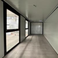 Maison modulaire miniature mobile portable, maison préfabriquée pliable, bureau préfabriqué de haute qualité avec salle de bain et toilettes