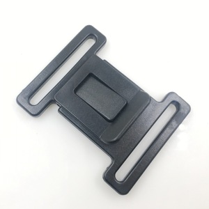 Hebilla de cierre automático de 6 cm, hebilla de plástico para cinturones y ajuste de cintura, color negro - Product Image 4