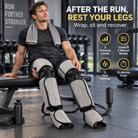Bottes de récupération physique Kolendy, bottes de massage des jambes à compression d'air et masseur de pressothérapie des hanches