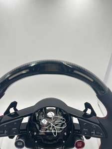 Volante de Fibra de Carbono Forjado para <span class=keywords><strong>Audi</strong></span> A1 A3 A4 A5 <span class=keywords><strong>A6</strong></span> A7 R8 RS3 RS5 C7 Q5 Q7 S3 S4 S5 TT B8 B9, Admite Cualquier Personalización - Product Image 2