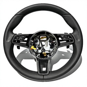 Volante in Fibra di Carbonio per Porsche Panamera Cayenne <span class=keywords><strong>Macan</strong></span> Cayman GT4 Boxster 718 981 911 GT - Vendita Diretta dalla Fabbrica - Product Image 1