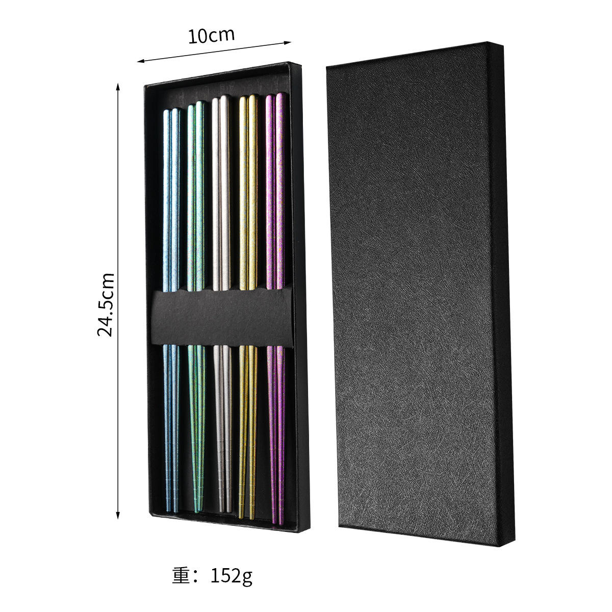 Pure titanium chopsticks (Crystal Green)