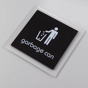 Cartelli per Porte di Bagni in Acrilico, Segnaletica per Servizi Igienici Femminili Urgenti - Product Image 5