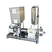 Pompe homogénéisatrice émulsifiante à cisaillement élevé en ligne en acier inoxydable 316L pour la raffinage de la sauce chocolat et de la masse de cacao