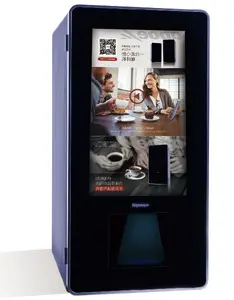 Malasia café té automática wechat pay/ alipay/apple pay máquina expendedora