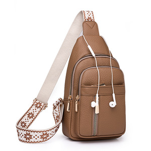 Bolso Bandolera Mini de Cuero para Mujer, Estilo Casual, Riñonera de Viaje, Bolso de Pecho - Product Image 5