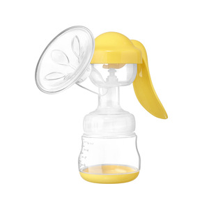 <b>Manual</b> Breast <b>Pump</b> Large Gourd Shaped Bpa Free Pink White Yellow Blue Purple Violet Polypropylene PP For Pregnant Postpartum - Product Image 4