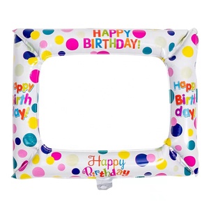 Nouveau ballon gonflable à hélium, cadre Photo Portable pour Selfie, accessoires <span class=keywords><strong>de</strong></span> décoration <span class=keywords><strong>de</strong></span> fête d'<span class=keywords><strong>anniversaire</strong></span>, Photo <span class=keywords><strong>de</strong></span> remise <span class=keywords><strong>de</strong></span> diplôme - Product Image 1