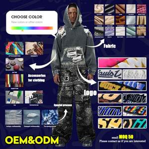 Винтажная толстовка с капюшоном на молнии - Product Image 4