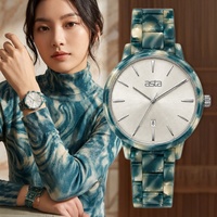 Asta Montre Quartz Femme Acétate Index Bâtons 30M Étanche Minimaliste Neutre Bureau Business Cadeau Logo