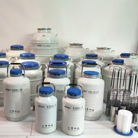 Réservoir de liquide d'azote liquide pour cellules d'embryons congelés, conteneur de liquide d'azote liquide, bidon de liquide d'azote liquide de 47 kg pour la biotechnologie