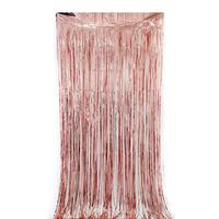 Rideau métallique brillant pour la Saint-Valentin 1x2m, décoration de fond de porte ou murale pour anniversaire, mariage, événement, fête