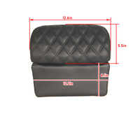 Nouvelle Selle Arrière en Cuir PU pour Moto Black Diamond Razor Tour Pak, Compatible avec les Modèles Touring 14-24