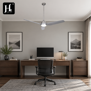 Ventilador de Techo de Tres Aspas con Acabado Elegante, de ABS, para Decoración Minimalista y Moderna de Dormitorios y Salas de Estar - Product Image 1