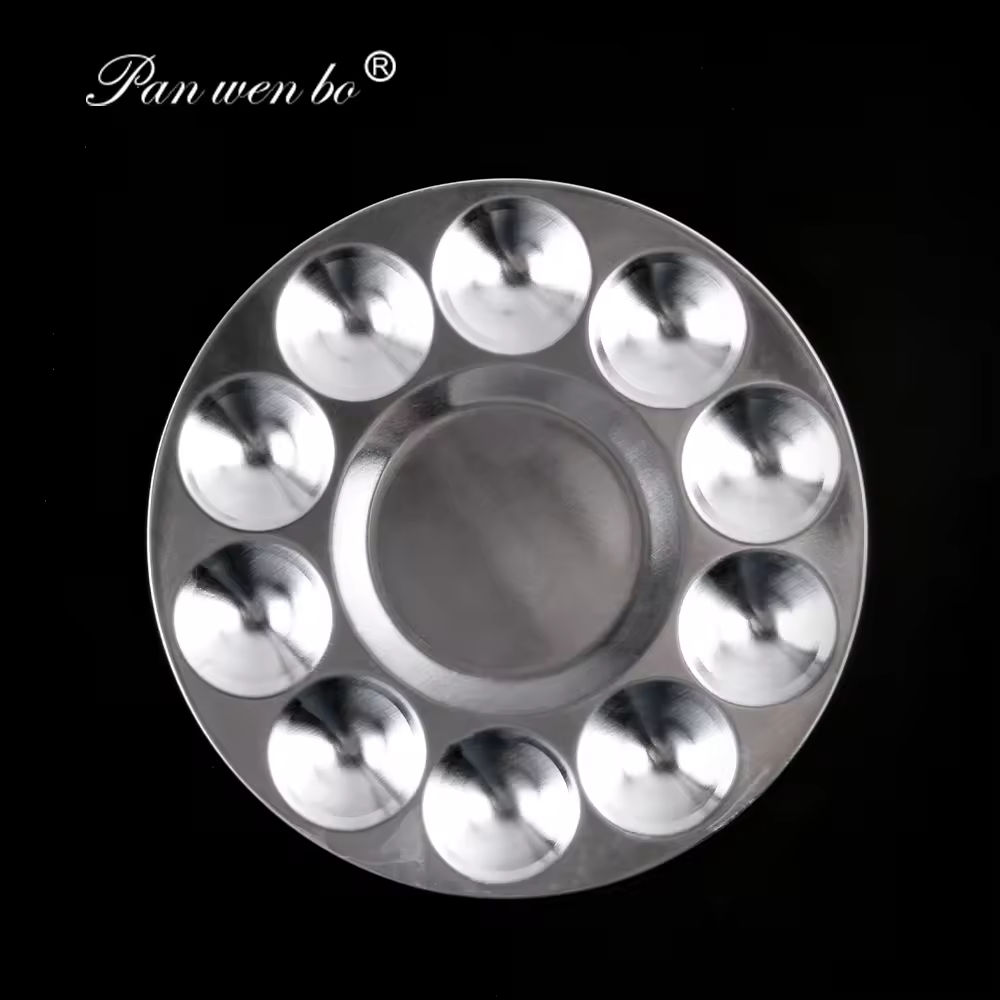 10 trous ronds aluminium-Argent