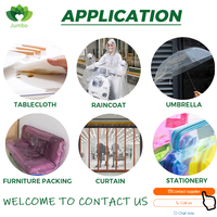 Rouleau de feuille souple en PVC souple personnalisé Film de verre plastique transparent super clair Options de couleur disponibles Service de coupe inclus
