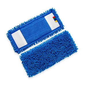 Factory Dry Wet Pads Dual Use Free Flat Floor Microfiber Twist Ground Clever Mop Refill Microfiber Mop Chenille Mop Refill