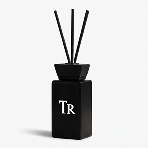 Luxury Minimalist Matte Black Scented Jar <b>Reed</b> <b>Diffuser</b> Set For Modern Home Decor Wholesale Private Label Premium Realistic Gift - Product Image 1