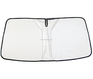 ที่บังแดดรถยนต์แบบพับได้อุปกรณ์ป้องกัน UV สำหรับ<span class=keywords><strong>รถยนต์</strong></span>ติดโลโก้ตามต้องการ - Product Image 1