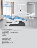 Fauteuil dentaire de haute qualité, ensemble complet, fauteuil dentaire électrique avancé avec système de contrôle silencieux FMS-026