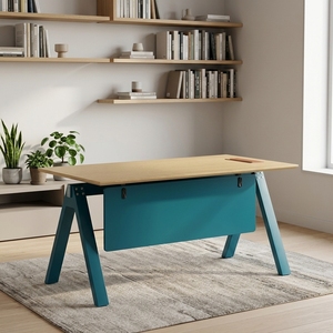 Scrivania Direzionale in Legno a L Personalizzabile, Moderna, Convertibile, Estensibile e Modulare per CEO/<span class=keywords><strong>Manager</strong></span>/Dirigenti - Product Image 2