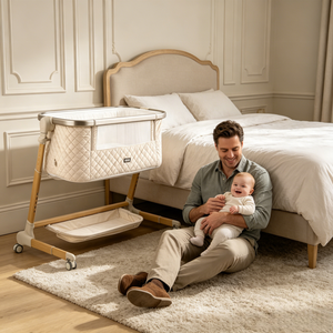 <span class=keywords><strong>Cuna</strong></span> Eléctrica Plegable Premium con Temporizador, Columpio Mecedor, Cama <span class=keywords><strong>de</strong></span> Cabecera <span class=keywords><strong>para</strong></span> Bebés, Niños Pequeños, Recién Nacidos, <span class=keywords><strong>Cuna</strong></span> <span class=keywords><strong>para</strong></span> Bebés - Product Image 1
