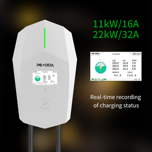 Fabricante OCPP Level2 Tipo 2 1 <span class=keywords><strong>3</strong></span> Fase 32Amp 16A 7kw 11kw 22kw AC Lite Estación de carga rápida Cargador de coche EV de pared - Product Image 4