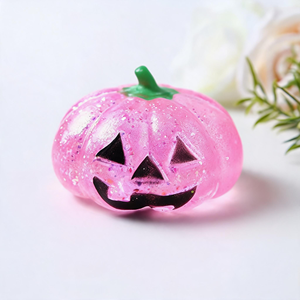 Jouet anti-stress Halloween en maltose, super doux, en forme de citrouille à presser, jouet sensoriel Squishy pour l'Halloween - Product Image 6