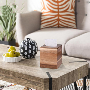 Custom Logo Acacia Wood <strong>Recipe</strong> Organizer Single-Tier Wooden <strong>Recipe</strong> <strong>Box</strong> with Dividers for Kitchen or Living Room - Product Image 6