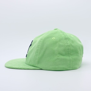 Gorra de Béisbol de Alta Calidad, Personalizada, de 6 Paneles, de Pana, Sin Estructura, Estilo Vintage, con Visera Curva y Logotipo de Goma Impreso - Product Image 5