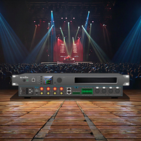 Amplificador de Potencia Digital Profesional de 4 Canales con Red Dante, Sistema de Audio PA con Procesador Digital DSP 4x4, Control por Software Mconsole