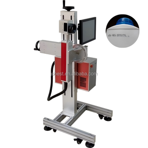 <strong>Coding</strong> Machine for Metal High Quality Fiber Laser Flying Automatically Printing Laser <strong>Marking</strong> Machine for Plastic Bottle 700W - Product Image 3