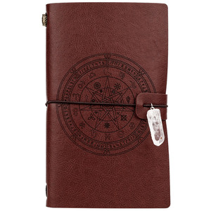 Cuaderno de cuero personalizado al por mayor hecho a mano con cristal curativo espiritual poder mágico cristales creativos otras artesanías de cristal - Product Image 2