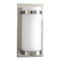 Lampe murale de salle de bain à cylindre en métal chromé avec éclairage LED direct d'usine Lampe murale moderne en verre dépoli Base E26