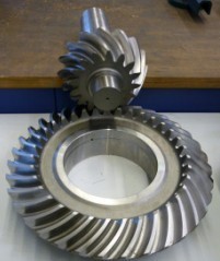 DEYU OEM China Engranaje cónico en espiral Engranaje de piñón de fundición - Product Image 6