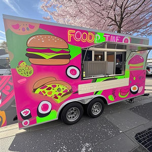 2025 Catering Trailers Custom Mobile Food Truck Trailer with Full <b>Kitchen</b> - Product Image 2