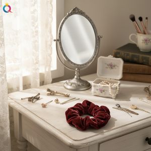 Vendita calda di tendenza Vintage ragazze accessori per capelli arco tessuto di pizzo stampato in stile Vintage all'ingrosso disponibile - Product Image 3