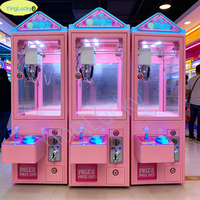Machine à poussoir de pièces de monnaie commerciale Yingluck, modèle mini, pour une personne, en plastique et métal, avec prise US 110V/220V, couleur arc-en-ciel, de qualité supérieure