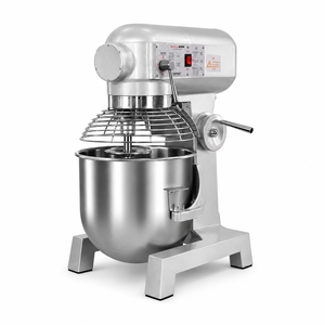 Amasadora de Espiral Comercial de 10L, Mezcladora de Alimentos de Alta Resistencia, Amasadora de Masa de 500W, Batidora Profesional de Pedestal para Panadería - Product Image 1