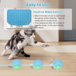 Balle automatique intelligente pour animaux de compagnie, jouet interactif pour chiens et chats, jouet auto-entretenant résistant aux morsures - Product Image 2